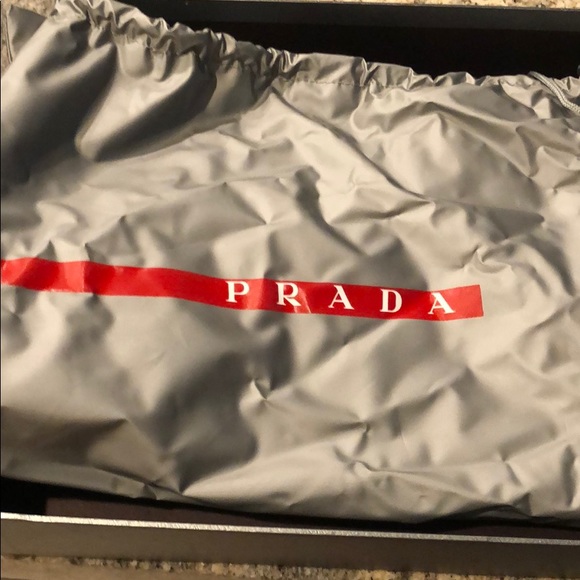 Prada Match Race suede and mesh sneaker - Picture 7 of 8
